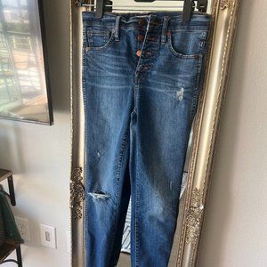 Madewell 10" High Rise Jeans, Size 26